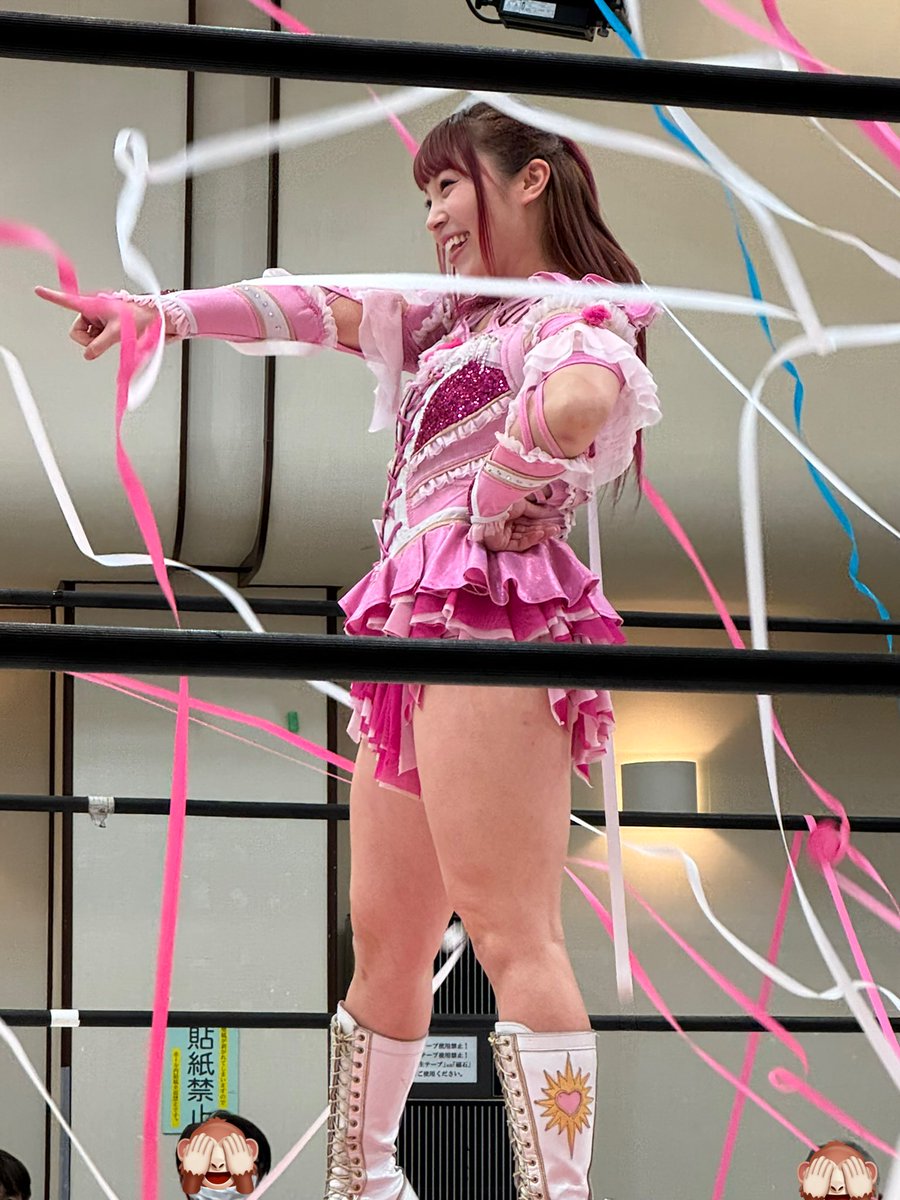 KikakuSuzukawa's tweet photo. PURE-J 板橋グリーンホール大会

中森華子＆神姫楽ミサ vs 春日萌花＆真琴

#PUREJ
#GanPro
#pr_jto https://t.co/AmbYWqMbWf