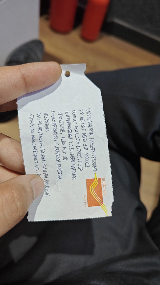 op_yad's tweet photo. @JM_Scindia @IndiaPostOffice @IndiaPostOffice this parcel contain medicines for an immediate needs I have sent it through our Indian Post office (Speedpost) on 13.01.2025 but it still not reached at destination and when we enquired then Staff at Indian Post is talking rude. https://t.co/2nOcXpIWRr