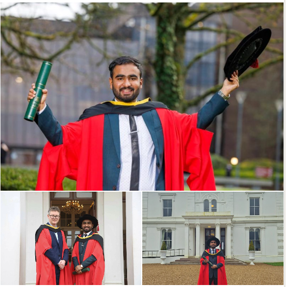 Congratulations to <a href="/Engr_MMB/">Muhammad Muddasar</a>, [Super. <a href="/ProfMNCollins/">Prof Maurice N Collins FRSC FIMMM</a>] on his PhD graduation.

His <a href="/agriculture_ie/">Dept of Agriculture, Food and the Marine</a> funded research in sustainable applications of the forest biopolymer lignin, informed 10+ peer reviewed publications, international collaborations &amp; significant outreach activity.