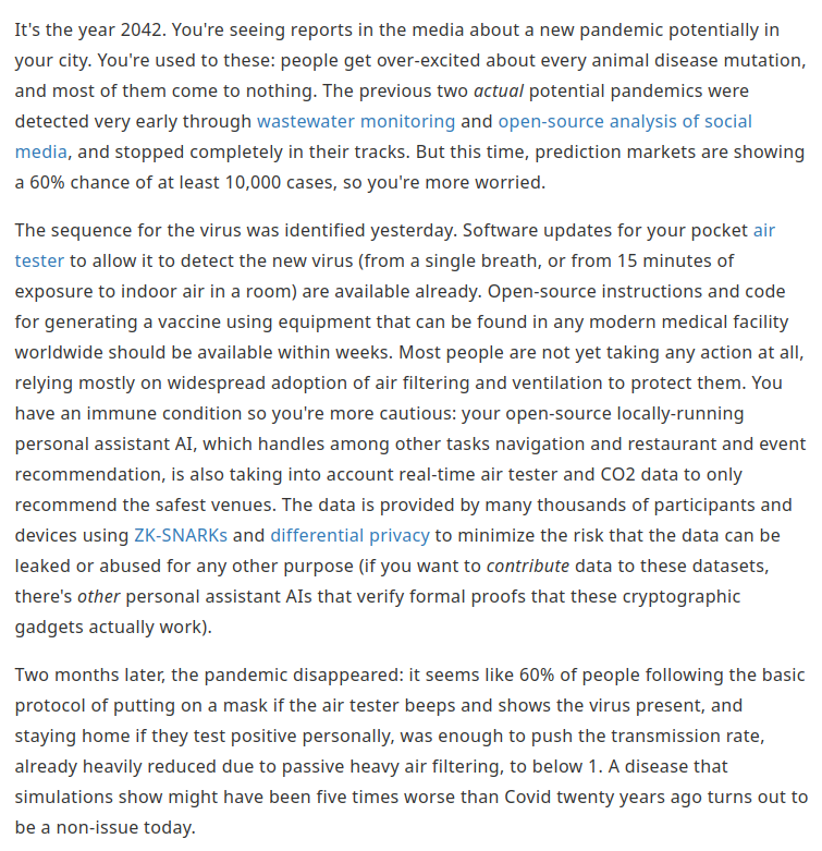 VitalikButerin's tweet photo. @MacBudkowski BECOME UNPANDEMICABLE

(and resistant to industrial pollution etc as a bonus) https://t.co/xqFioIbliv