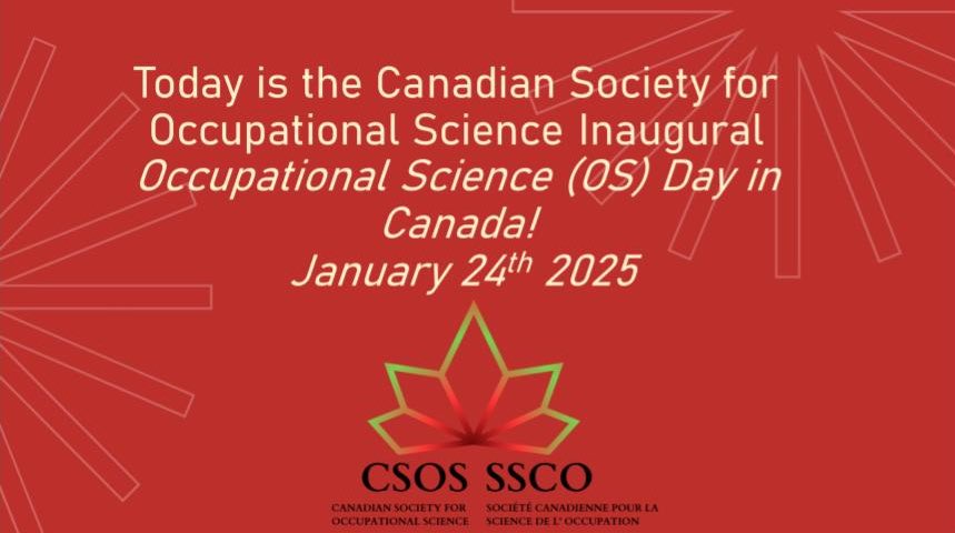 Dr. Christine Guptill (she/her) (@healthmusicperf) on Twitter photo It’s Occupational Science Day in Canada! Join us this afternoon for the Townsend-Polatajko lectureship, where we honour Dr. Catherine Vallée from <a href="/universitelaval/">Université Laval</a>.
<a href="/CSOSCanada/">CSOS</a> <a href="/CAOT_ACE/">CAOT_ACE</a> <a href="/OccSci_USA/">Society for the Study of Occupation: USA</a> <a href="/ISOccSci/">ISOccScience</a> It’s Occupational Science Day in Canada! Join us this afternoon for the Townsend-Polatajko lectureship, where we honour Dr. Catherine Vallée from <a href="/universitelaval/">Université Laval</a>.
<a href="/CSOSCanada/">CSOS</a> <a href="/CAOT_ACE/">CAOT_ACE</a> <a href="/OccSci_USA/">Society for the Study of Occupation: USA</a> <a href="/ISOccSci/">ISOccScience</a>