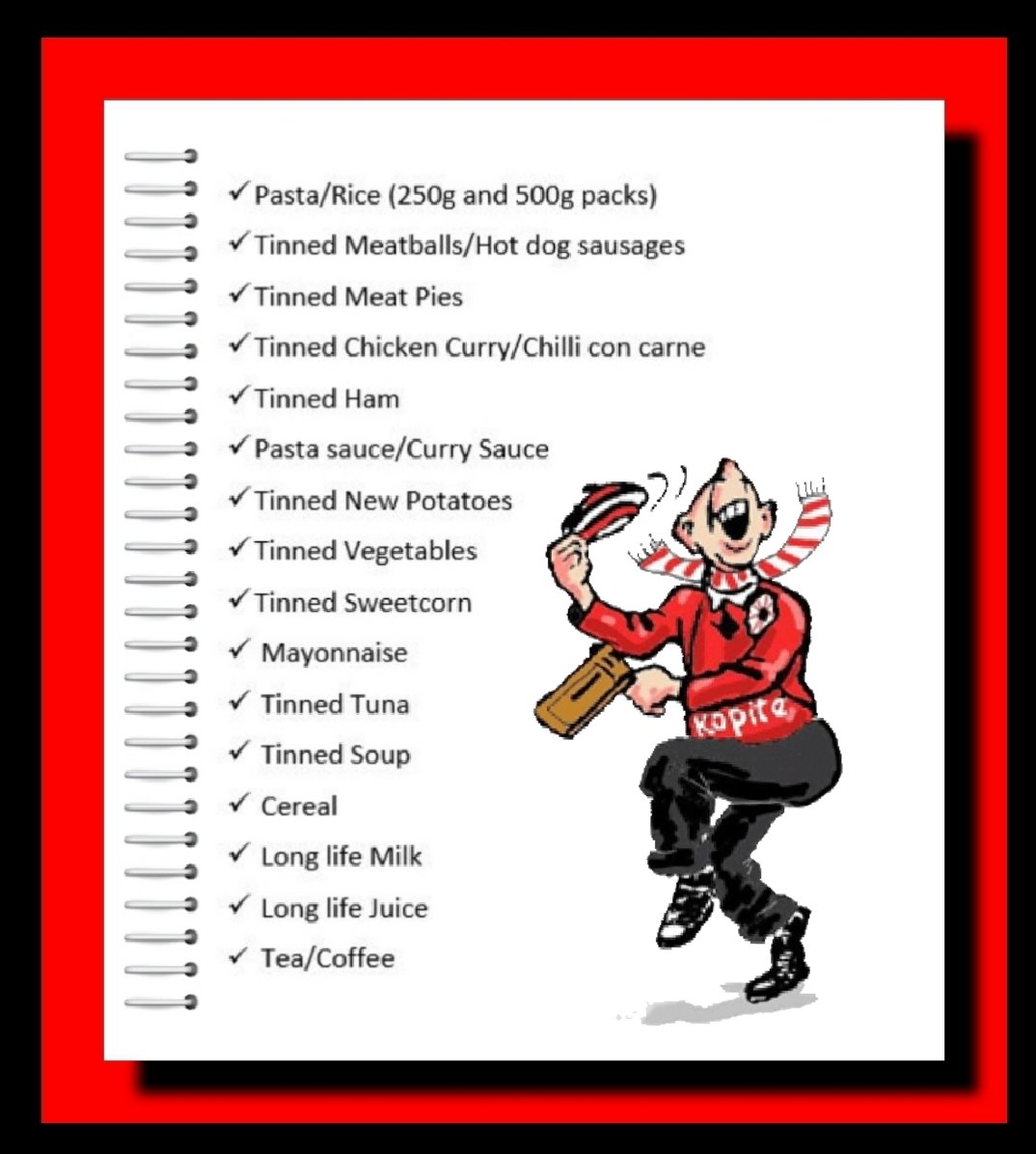 FANS SUPPORTING FOODBANKS #RightToFood tweet media