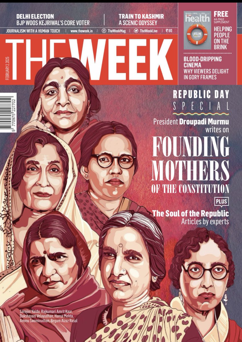 mobilemagzter's tweet photo. Dive into inspiring stories of trailblazing women like Sarojini Naidu, Hansa Mehta, and more, who shaped the foundation of modern India.

Discover their legacy in The Week’s (@TheWeekLive) Republic Day Special.

https://t.co/oIPrjEo1Vl

#RepublicDay2025 #Constitution https://t.co/PYNuAGSWs1
