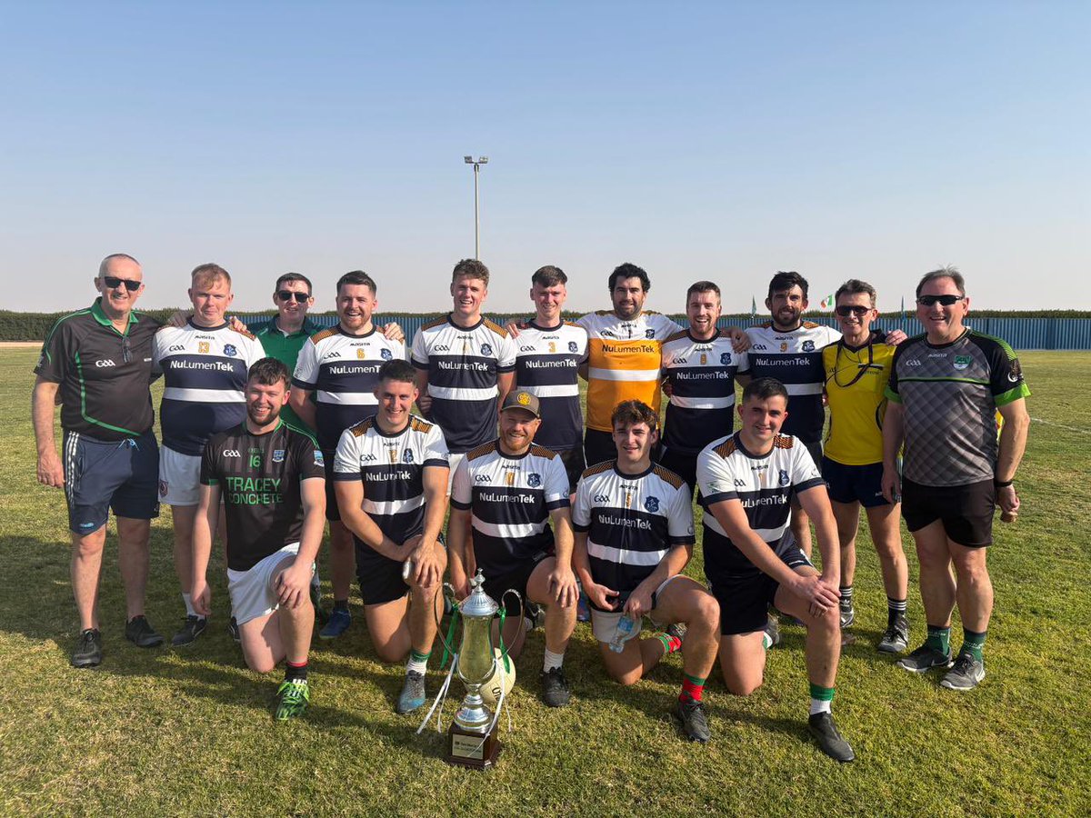 IrishEmbRiyadh's tweet photo. Wonderful day at the Sullivan Cup GAA Festival. Comhghairdeas to Riyadh Gaels and Al Kharj Celts @NaomhAleeRiyadh @IrishbusinessSA @GAAmiddleEast 🇮🇪🇸🇦 https://t.co/UXy4DXaBgz