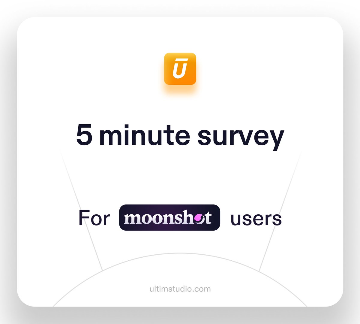 We need 5 minutes of your time for a quick survey.

We're offering a lifetime membership in our new trading app for Moonshot users who complete the survey. 

Link to survey -> forms.fillout.com/t/bHYSz6xDuEus