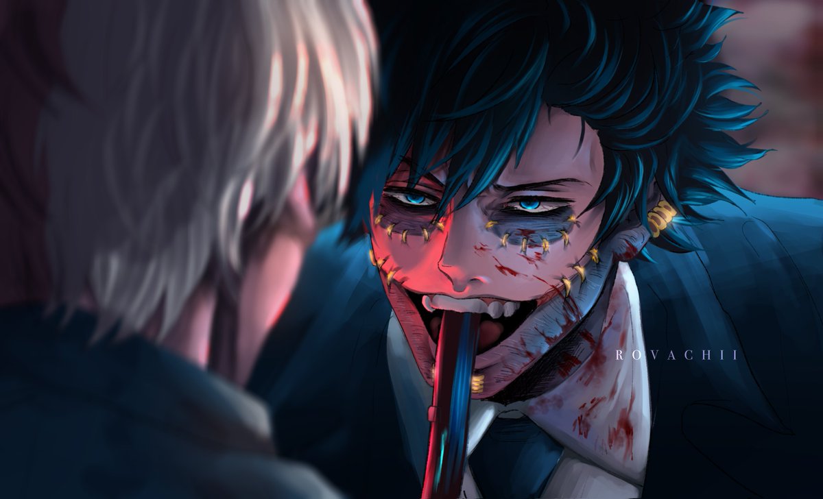 rovachii's tweet photo. #SquidGame X #MyHeroAcademia #Dabi https://t.co/CQc7VnaFKv