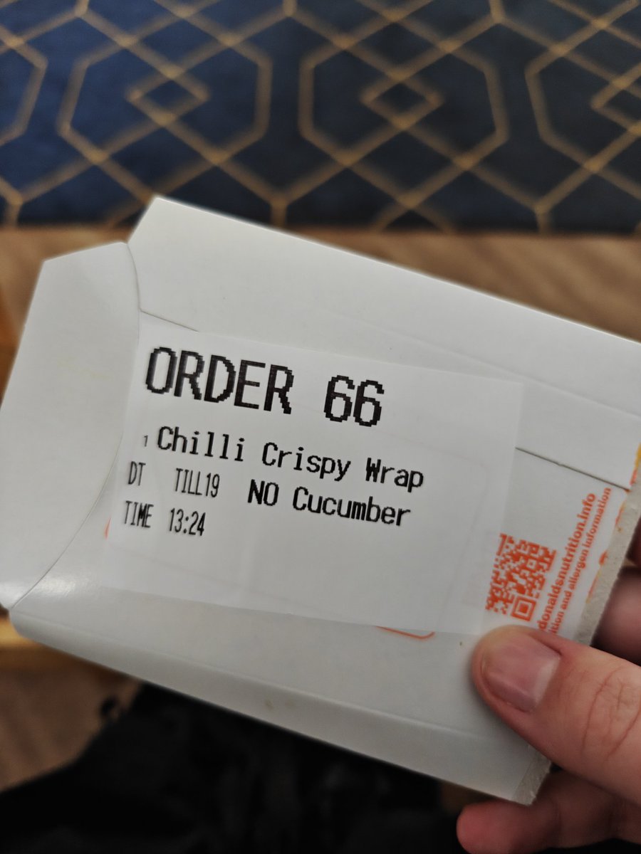 Had a maccies wrap and now worried that the Jedi in my area are in danger!