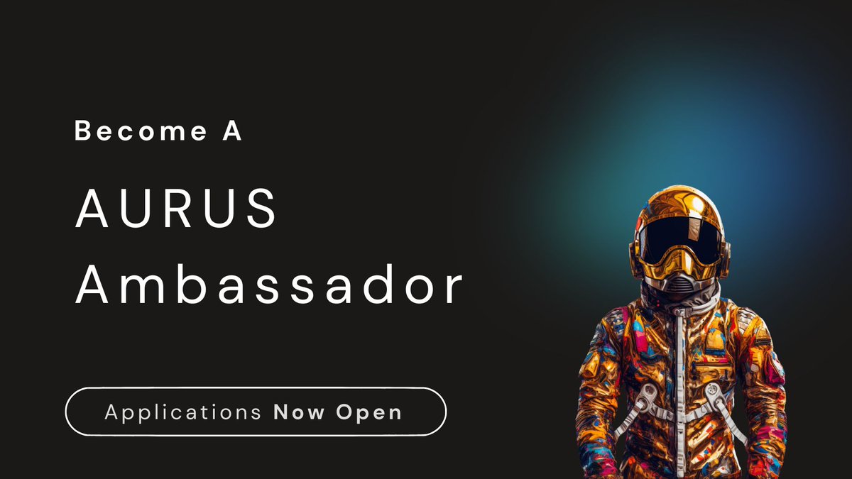 Join the AURUS Ambassador Program 🫵💫

Are you passionate about crypto, Web3, and RWAs? This is your chance to make an impact and earn rewards while spreading the word about AURUS.

Why Join?

👉 Earn Big: Up to 815 $AX every two weeks (that’s over 1.6K tokens per month).