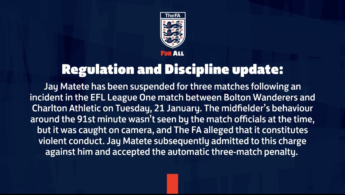 FA Spokesperson tweet media