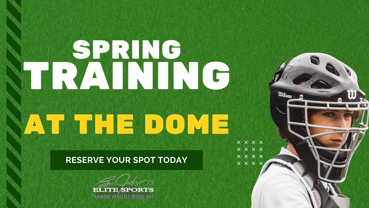 Bo Jackson Dome (@bodomecbus) on Twitter photo Give your son an advantage this spring.
Little Sluggers (5U-7U)
Young Guns (7U-9U)
Spring Training (9U-14U)
Customized to each age level. Get your spot ⤵️ 
🔗 bit.ly/3oxuj3S Give your son an advantage this spring.
Little Sluggers (5U-7U)
Young Guns (7U-9U)
Spring Training (9U-14U)
Customized to each age level. Get your spot ⤵️ 
🔗 bit.ly/3oxuj3S