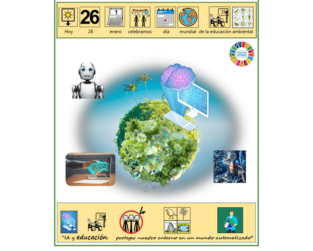 🌍📚 ¡Hoy celebramos el Día Internacional de la Educación Ambiental!
Iniciamos al alumnado en 'IA y educación: proteger nuestro entorno en un mundo automatizado'. 
📥 Descárga material gratuito aquí 👉 fpurisimaconcepcion.org/banco-de-recur…
 #InteligenciaArtificial #SomosHospitalarias
