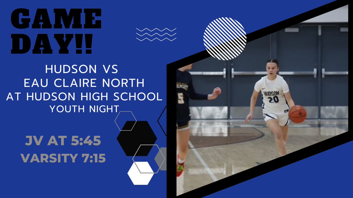 Hudson Girls Basketball (@hudsongirlsbas1) on Twitter photo Conference home game‼️
Youth Night‼️
#oneteamonemission
Live stream: HudsonBroadcasting.com
<a href="/HudWiBroadcasts/">Hudson Broadcasting</a> <a href="/HudHS_Athletics/">Hudson Activities</a> <a href="/BRCAthletics/">BRCAthletics</a> Conference home game‼️
Youth Night‼️
#oneteamonemission
Live stream: HudsonBroadcasting.com
<a href="/HudWiBroadcasts/">Hudson Broadcasting</a> <a href="/HudHS_Athletics/">Hudson Activities</a> <a href="/BRCAthletics/">BRCAthletics</a>