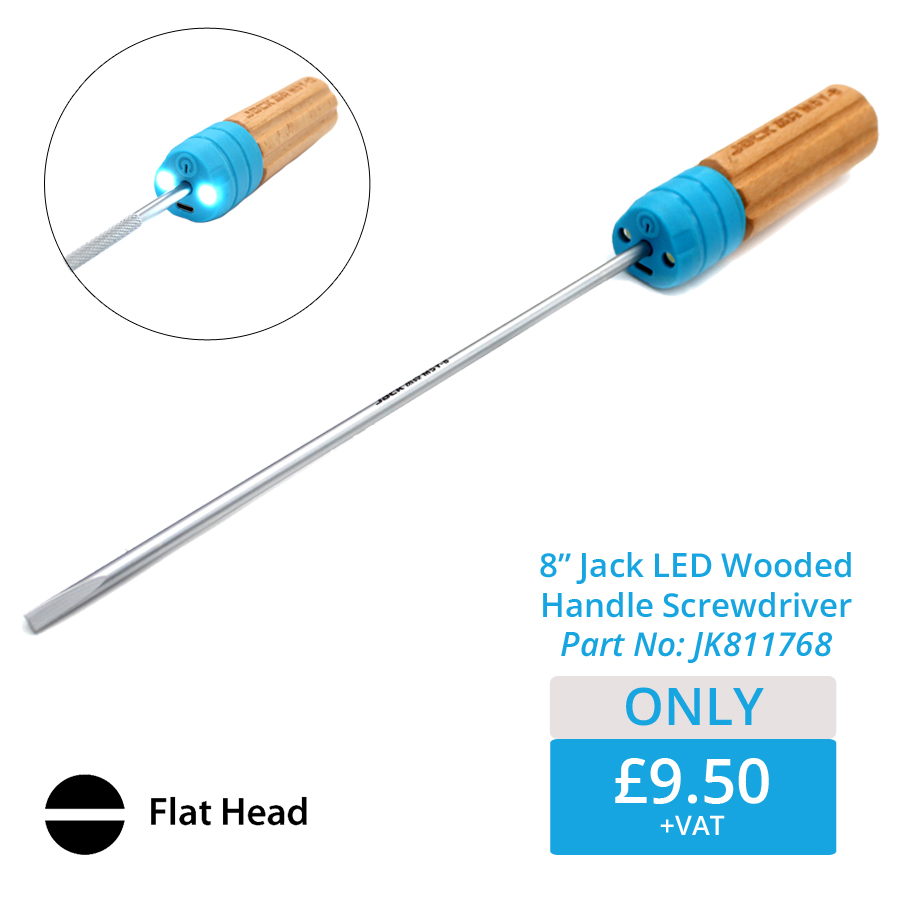 JackSewingUK's tweet photo. Jack LED Screwdrivers are available to order!⁠
⁠
These screwdrivers are integrated with a double LED rechargeable light unit, touch activated, USB port to recharge.
⁠
⭐️ 8" - £9.50 +VAT⁠
⭐️ 10" - £9.50 +VAT⁠
⭐️ 12" - £9.95 +VAT⁠
⁠
https://t.co/WmkIgEhxDc https://t.co/IGrLkHfBuf
