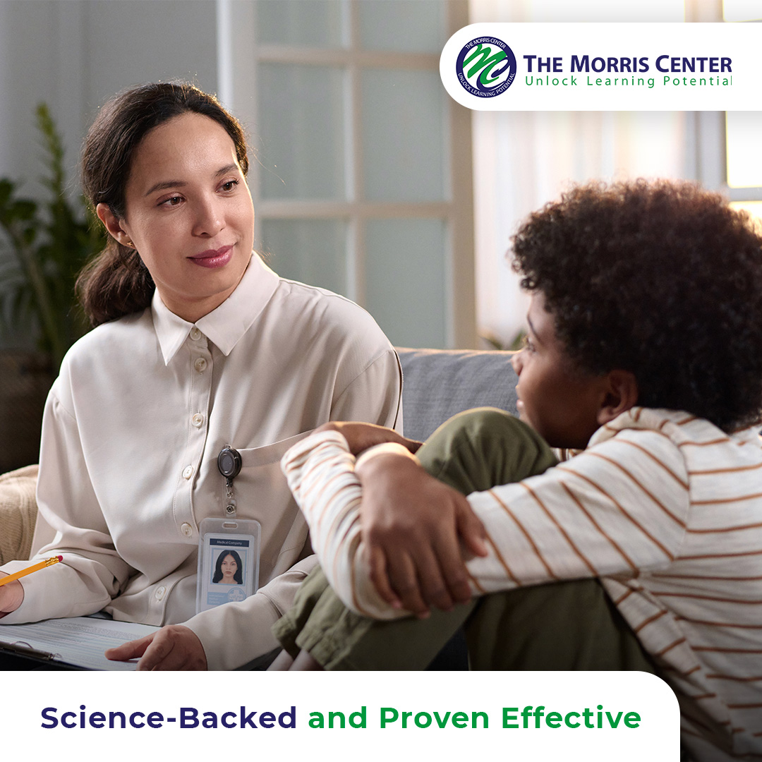 The Morris Center’s methods use the latest brain science backed by peer-reviewed scientific research. TMC &amp; Dr. Conway completed 3 RCTs. Clients experience science-backed improvements in reading, spelling, writing, sensory &amp; more. Empowerment IS possible: go.themorriscenter.com/nEeOqR