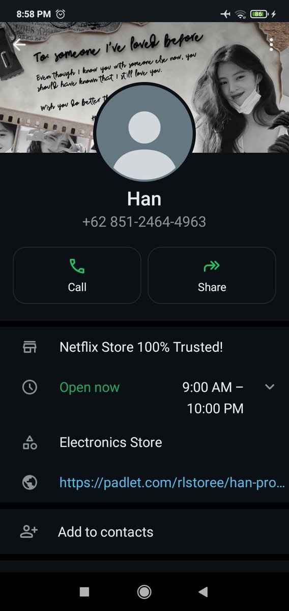 prekuels's tweet photo. HELP RT ATAU LIKE ❗PENIPU NETFLIX HATIHATI GUYS !!

awalnya oke oke aja, tapi seminggu kemudian tbtb netflix ke logout dan pas di tanyain buat login lagi dia malah ngeblok, dia bilang nya dia FH hatihati pokoknya sama orang ini! 

+62851-2464-4963 ini no nya.
#zonauang #zonaba https://t.co/hOUQW2LIVW