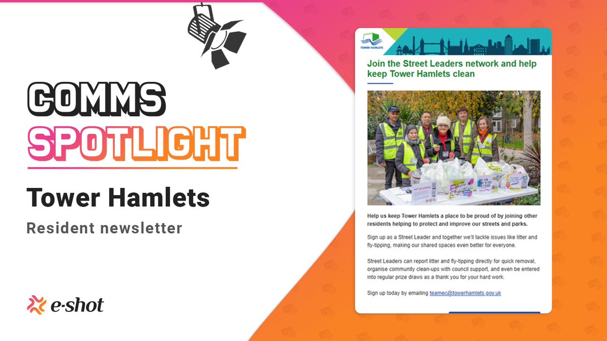 e-shot™ (@eshot_net) on Twitter photo 👏 Shoutout to <a href="/TowerHamletsNow/">Tower Hamlets Council</a> for delivering their resident newsletter via e-shot with a clear, consistent, and easy-to-read layout! A great example of effective community communication.
Read their newsletter: zurl.co/pjUrl 👏 Shoutout to <a href="/TowerHamletsNow/">Tower Hamlets Council</a> for delivering their resident newsletter via e-shot with a clear, consistent, and easy-to-read layout! A great example of effective community communication.
Read their newsletter: zurl.co/pjUrl