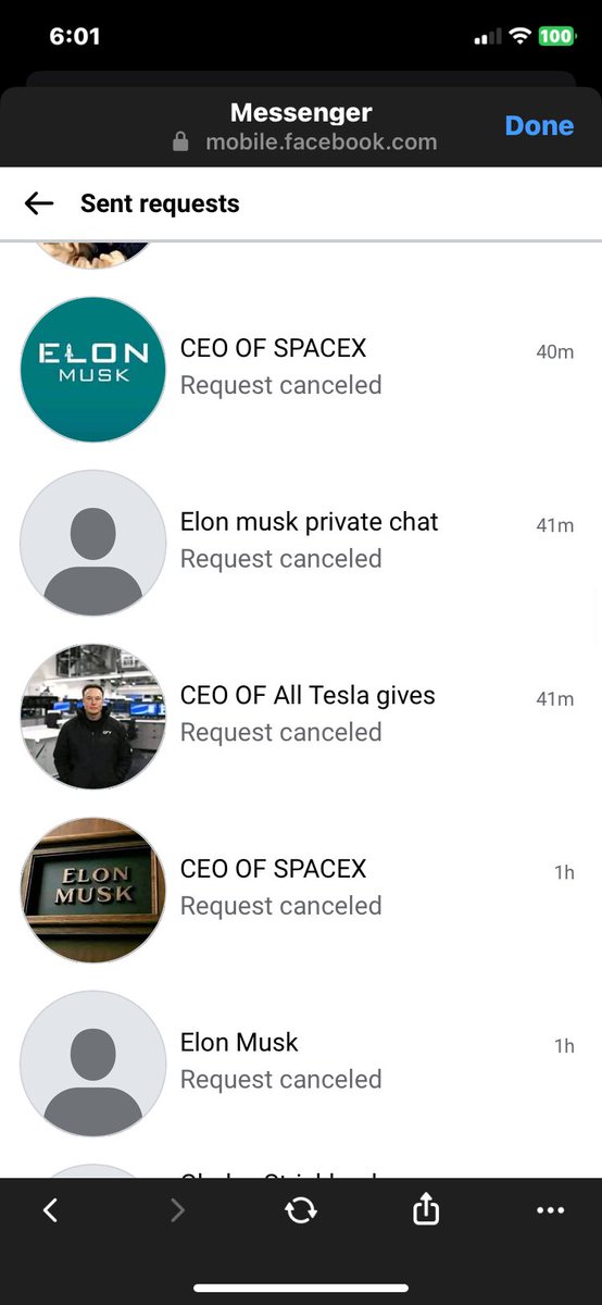 lfountn63's tweet photo. @realDonaldTrump @JDVance @elonmusk 
Can something PLEASE be done about the fake accounts on various media platforms including X?  

The scammer situation is out of control and people are losing money to these accounts hand over fist?  Maybe actually vet users and disallow duplication of accounts without some kind of verification .

Elon Musk / Tesla / SpaceX fake accounts alone are crazy on Facebook.  They are proclaiming Elon’s undying love for people who are lonely and vulnerable and convincing them that they are going to have all their money problems resolved with fake giveaways and new Tesla cars!

If Elon could make a public announcement or post here on X that these accounts are NOT him and HE is not doing these giveaways… SOMETHING !

My 82 year old mom thinks she is in love with @elonmusk Elon and he is going to take care of her.

The scammers even called her his “princess” and I told her that even my dad never called her his princess !

Please help resolve this issue!  It has GOT TO STOP!!!
FAKE ELON MUSK ACCOUNTS I CANCELED ON MY MOMS FACEBOOK…. this is only a FEW of them!