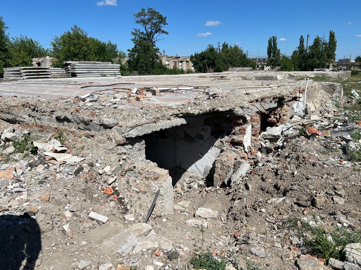CPMALithuania's tweet photo. In March 2022, Russia's airstrike destroyed Zelenyi Hai’s only school.  With Lithuania’s initiative, #CPVA &amp; NGO Ukraine Resilience rebuild not just a school but hope and a multifunctional space for the community. 🔹 💡 Funded by #LTAid &amp; Taiwan (€2.7M). #CoCreateFutureOfUkraine https://t.co/NDiawIVbXx
