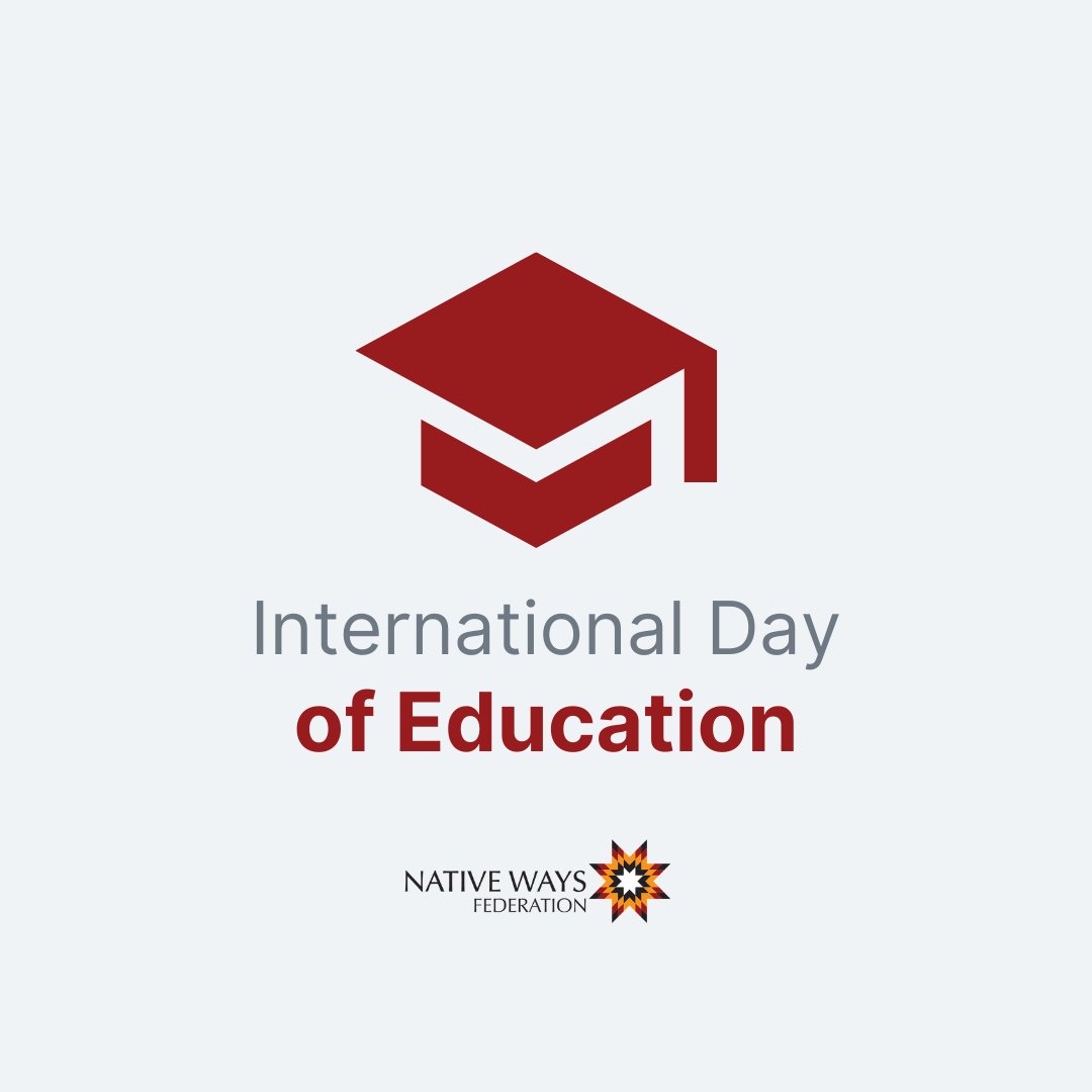 native_ways's tweet image. 🌍📚 On International Day of Education, we stand with the @collegefund @AISES and others like them in their mission to create a brighter future for Native communities. 
 
#InternationalDayOfEducation #NativeYouth #NativeLed #IndigenousEducation #SupportNativeLed