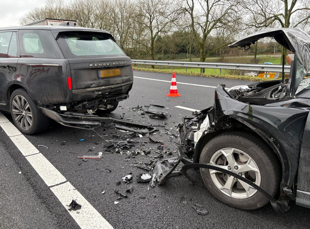 Ongeval op A27 bij Lexmond zorgt voor verkeerhinder