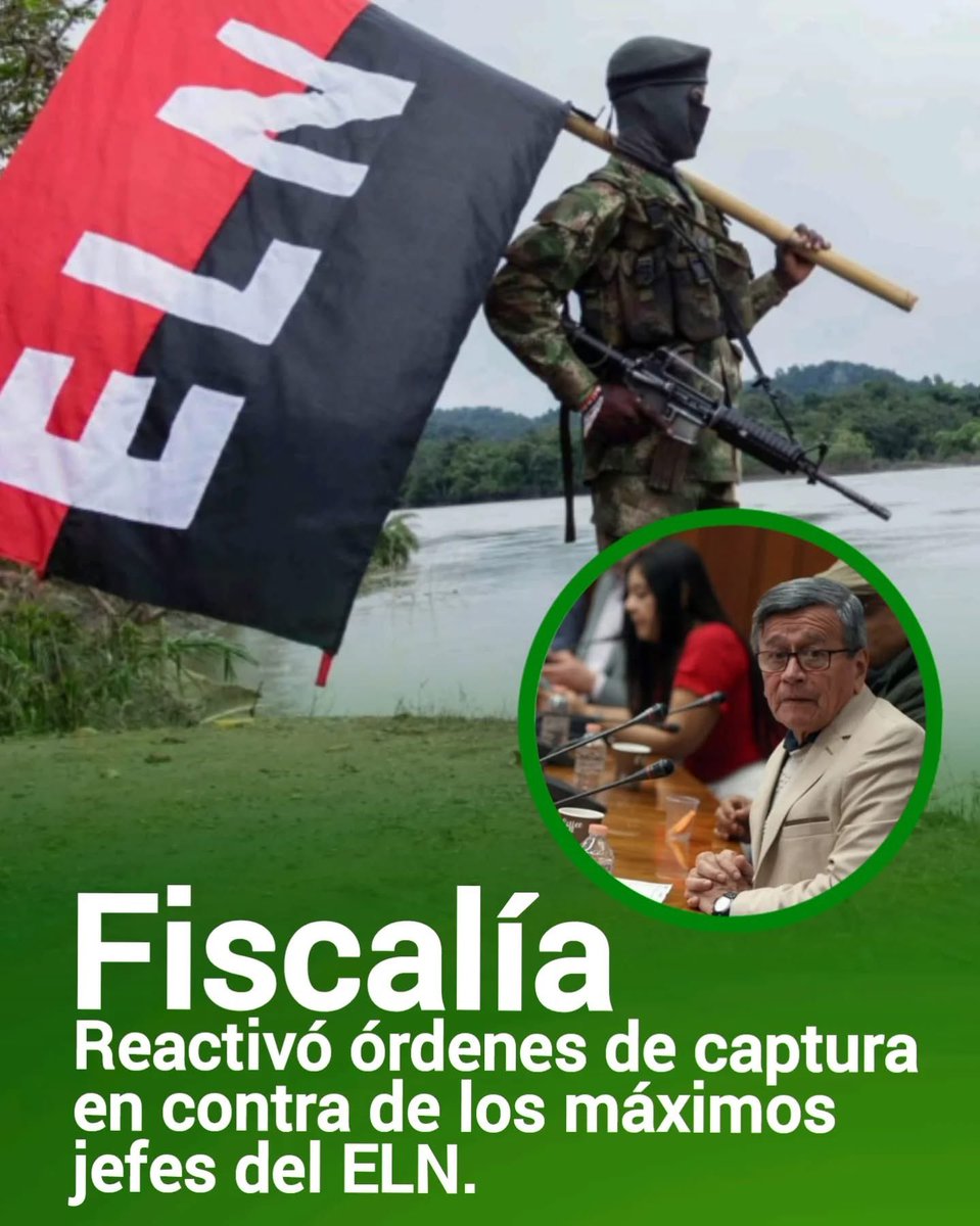 waldoalarconho1's tweet photo. Gustavo Petro y su fiscal de bolsillo @FiscaliaCol lo que tienen es una burla con el pueblo colombiano. Reactivan las órdenes de captura contra la cúpula del ELN que saben que los tiene Maduro viviendo como reyes en Venezuela.

Por qué no se los piden en extradición a Maduro ? https://t.co/YuRUfba3QV