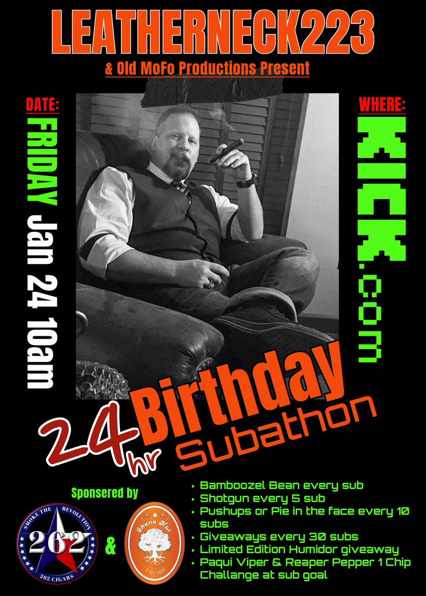 B double E double R U N then Grocery Store.
Everything below &amp; more starts at 10am on <a href="/kick/"></a>  #lovewhatyoudo #birthdayboy
