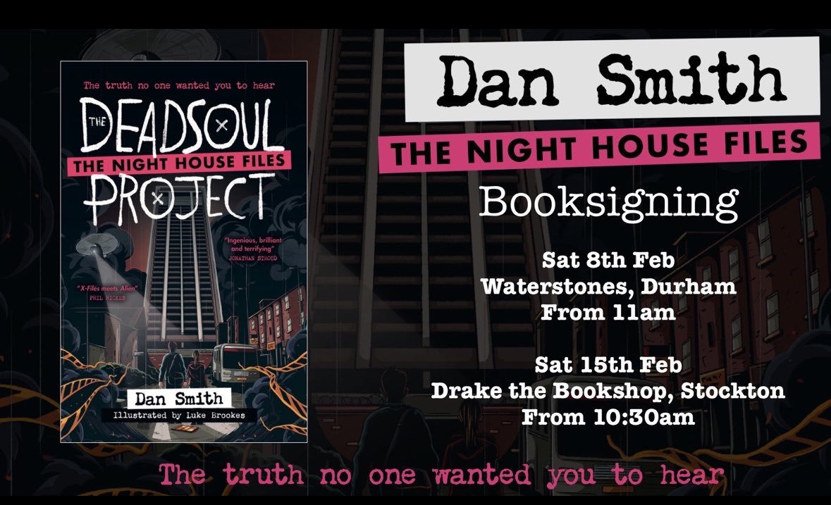 I will be in Waterstones Durham <a href="/wstonesdurham/">Waterstones Durham</a> on 8th Feb -  and Drake the Bookshop <a href="/drakebookshop/">DRAKE The Bookshop</a> on 15th Feb … come and say hi!