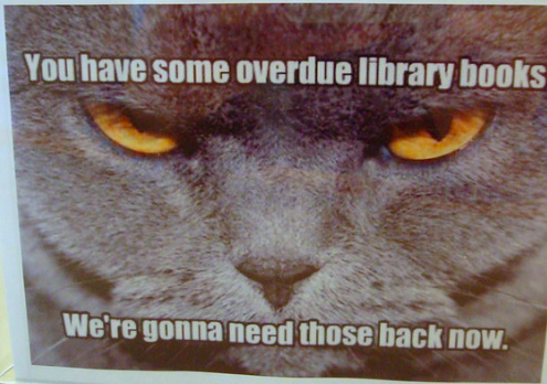 We've recently given out reminders for those library books that have been on loan for a while. Today's the ideal opportunity to look under the bed, on your shelves, in your bags, or anywhere else a book might be hiding :) We will be pleased to see the books back.