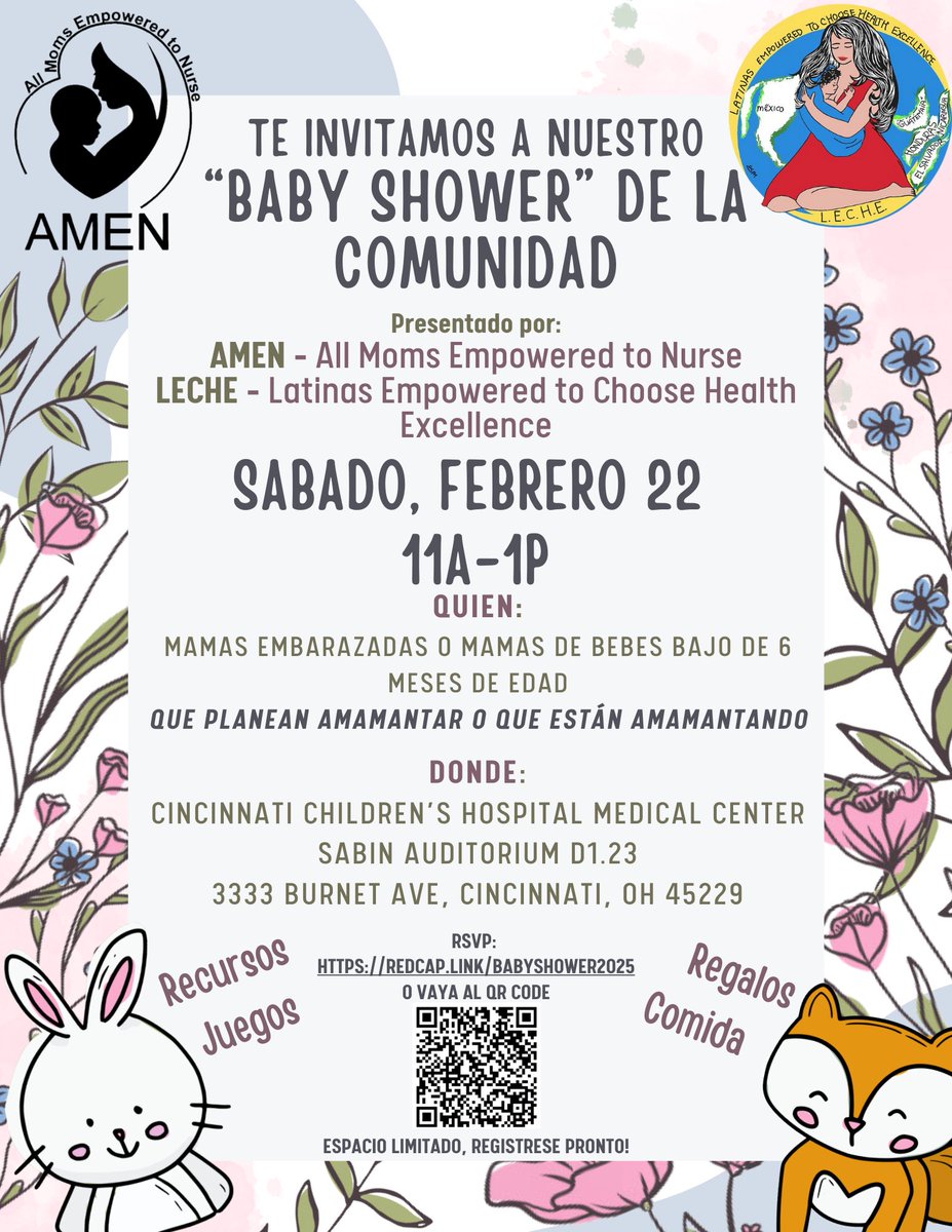 Community Baby Shower registration spaces still open!  Register soon, space is limited!!!!  Please share! <a href="/QVCincy/">Queens Village</a> <a href="/CradleCincy/">Cradle Cincinnati</a> <a href="/HamCoHealth/">Hamilton County Public Health</a>