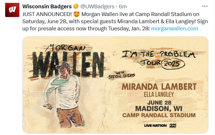ScottAACarter's tweet photo. Calling this the I'm the Problem Tour seems particularly fitting considering this guy's past. 

https://t.co/tNm721nou6 https://t.co/keSEImn6J3