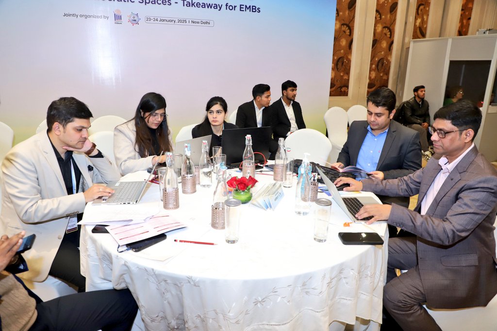 The two-day International Conference, "Global #Election Year 2024: Reiteration of Democratic Spaces – Takeaway for EMBs" concluded with adoption of the '#Delhi Declaration 2025' in presence of representatives from #EMBs of nearly 13 countries &amp; international organizations.

#ECI