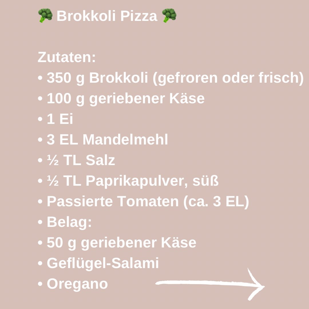 Keto_Sandra's tweet photo. Wer sagt, dass Pizza nicht Keto sein kann? Hier ist mein Lieblingsrezept für eine köstliche, kohlenhydratarme Pizza! 🍕

Mit Brokkoli, Käse,  und ein paar weiterer Zutaten zauberst du diese Pizza in nur 30 Minuten! 

Speichere dieses Rezept und probiere es am Wochenende aus! #KetoPizza #LowCarb #Ketodiet

Was ist deine Lieblings-Keto-Pizza-Topping?
