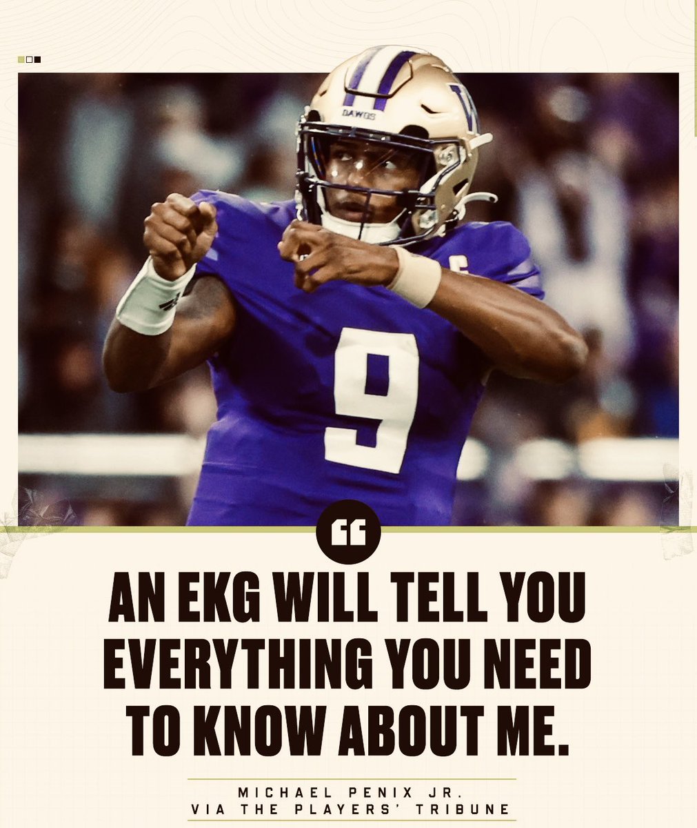 JordonRayy's tweet photo. Games respects game! 

Michael Penix Jr. is the reason! 🐐 

If you’re a fan of College Football, than you know that Penix has one of the most resilient stories in all of Sports! 

@CFBPlayoff X @themikepenix 🐺 https://t.co/U39WqVNk2b