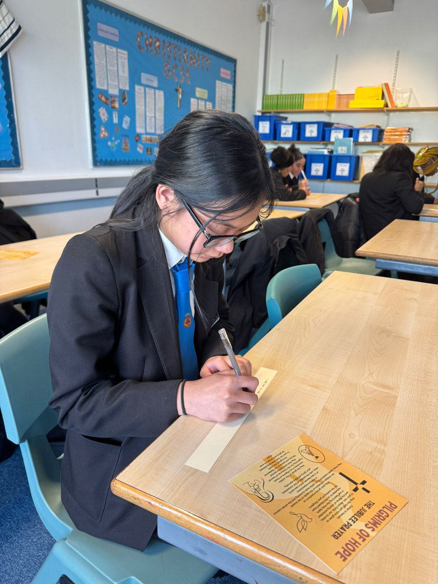 Today our Religious Life Club took part in a Jubilee luncheon as part of our launch of the Jubilee Year: Pilgrims of Hope. This year Pope Francis has called for all faithful followers of Christ to engage in a Holy Year of the forgiveness