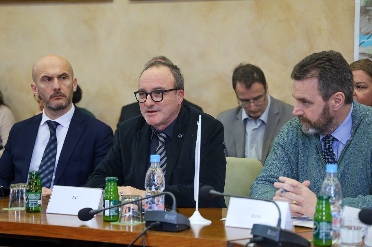 eubih's tweet photo. 🇪🇺 &amp; partners are helping communities recover from the devastating floods of Oct 2024.

🇪🇺 has allocated €20 million euros for homes,  infrastructure &amp; businesses. @UNDPBiH &amp; @IOMBiH will implement using their expertise.

Details were presented today to authorities in Jablanica https://t.co/zQ7gL0onoi