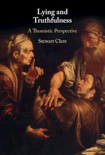 CharacterGap's tweet photo. My review of Stewart Clem's very good book on lying and truthfulness is now forthcoming at The Thomist.