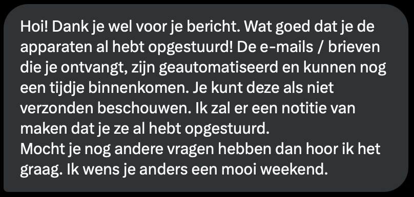 MarkHogerwerf's tweet photo. @KPNwebcare Nou, lekker geholpen... https://t.co/VplsCF2g5B