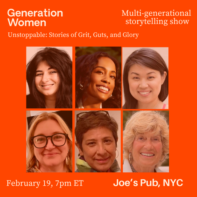 Join us on Wed, February 19 at 7pm ET, where Melinda Blau, author of The Wisdom Whisperers, will be taking stage at Joe’s Pub in NYC to talk about how she has lived her life with grit and grace. Live show tickets: bit.ly/3CeV0nq
