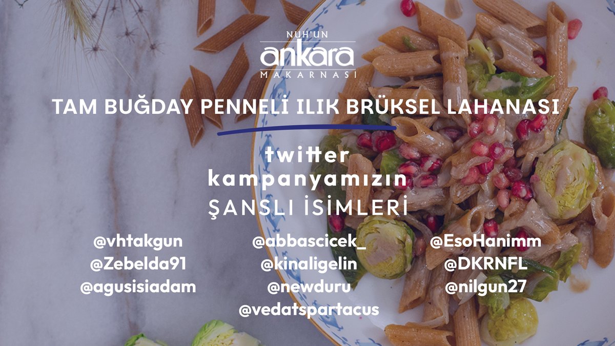 Şanslı isimleri tebrik ediyor, tüm katılımcılarımıza teşekkür ediyoruz. Şanslı isimlerin iletişim bilgilerini (ad, soyad, telefon, adres) bekliyoruz.