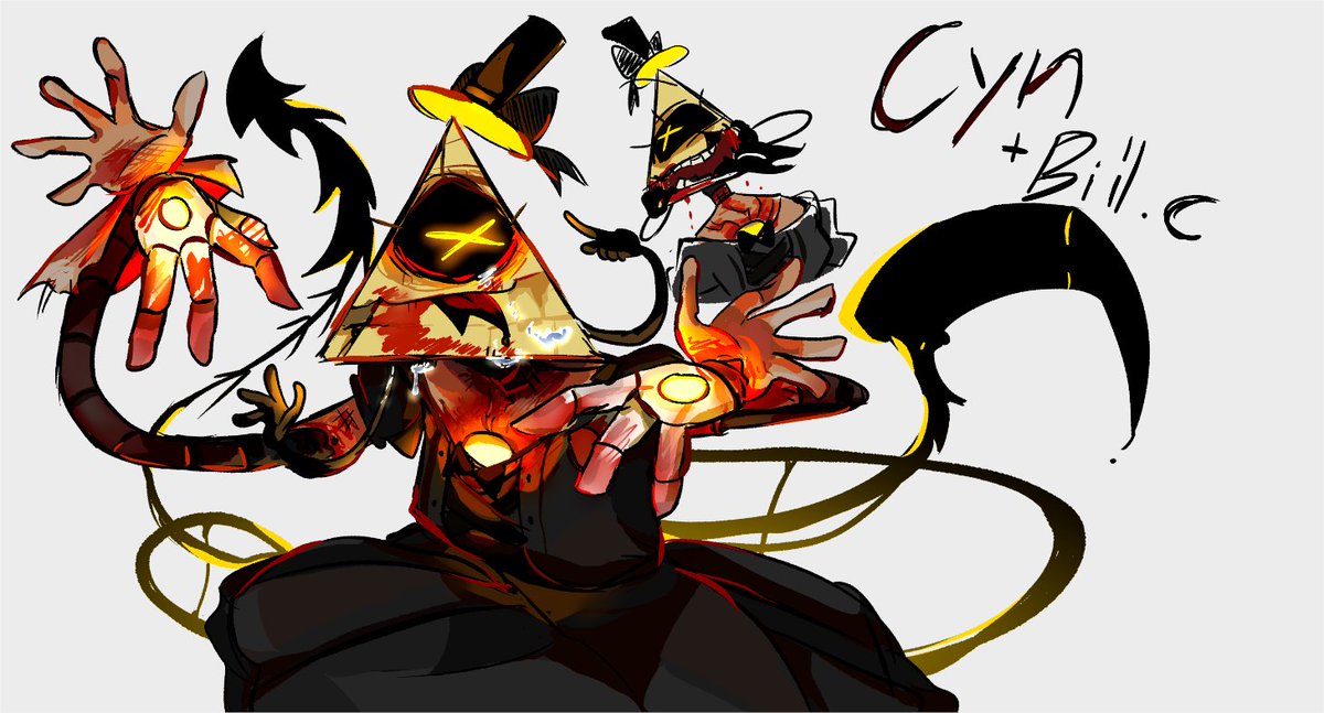 Guys I drew Bill as cyn BEFORE.