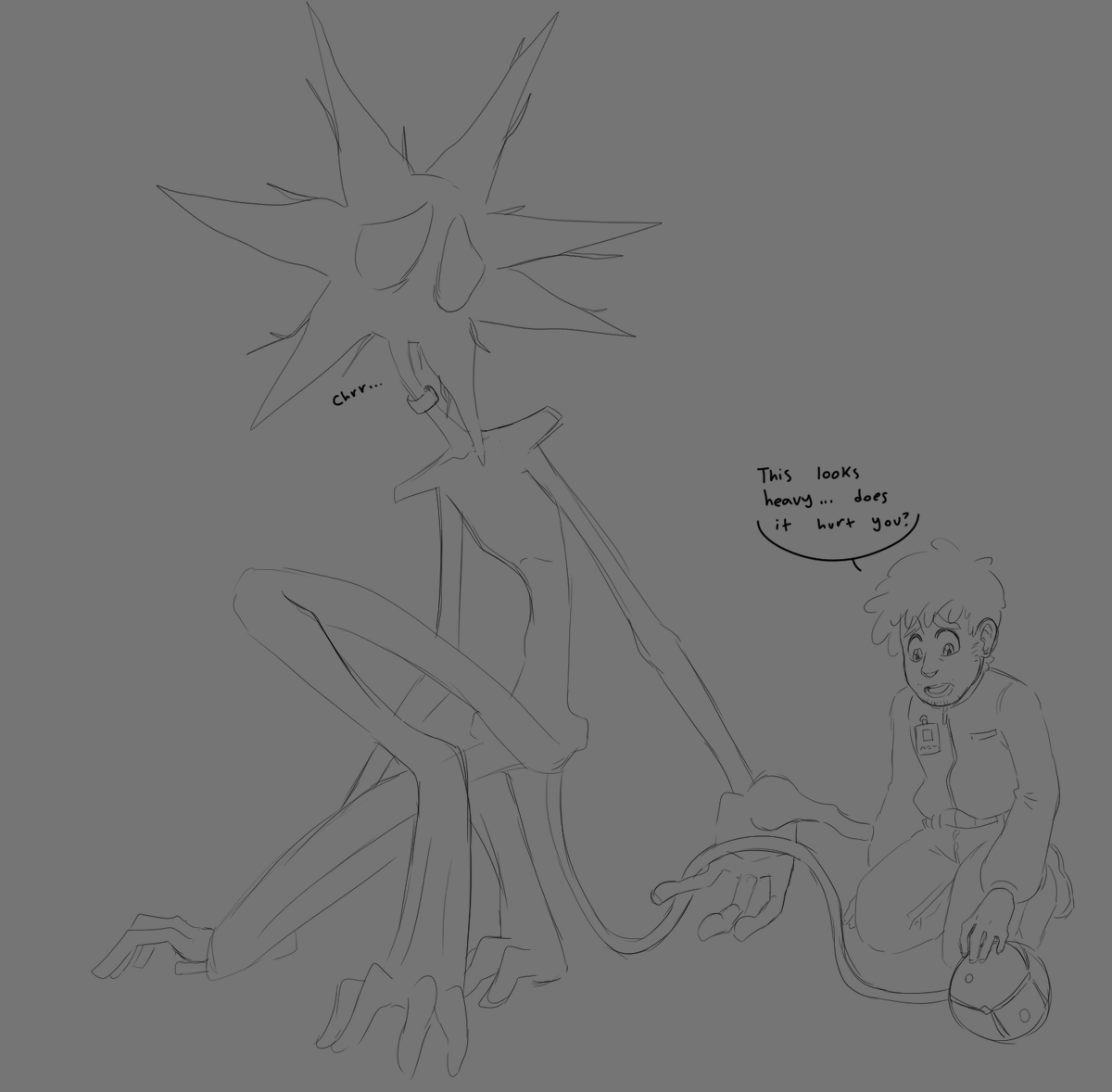 JankyBone's tweet photo. whoops made an alien AU https://t.co/45GAHgsprV