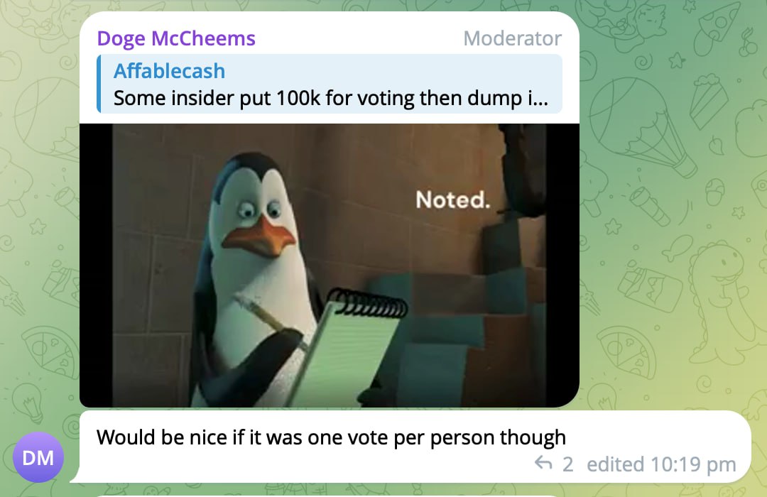 $DOG mods questioning the legitimacy of this whole set-up will never not be funny hahahaha