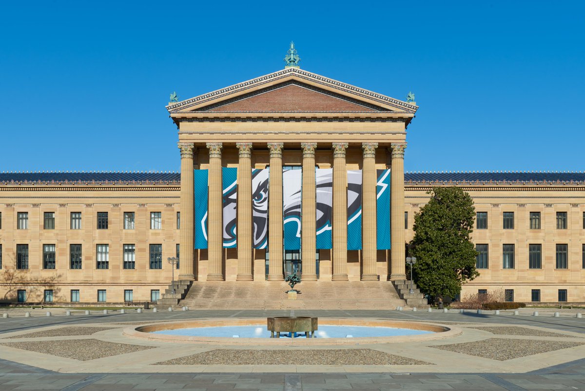 Philadelphia Museum of Art (@philamuseum) on Twitter photo π¦
 Go Birds! Say it back.
Celebrate the Eagles playing in the NFC Championship in style. Rock your Eagles green when you visit the museum this weekend and score $5 off admission when you buy your tickets on-site. 
πΈ Photo Timothy Tiebout, 2023 π¦
 Go Birds! Say it back.
Celebrate the Eagles playing in the NFC Championship in style. Rock your Eagles green when you visit the museum this weekend and score $5 off admission when you buy your tickets on-site. 
πΈ Photo Timothy Tiebout, 2023