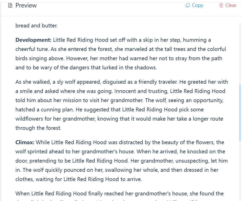AIBlog_website's tweet image. Random Stories about Little Red Riding Hood 🤠
Hope you will like it 🥰
#story #aistory