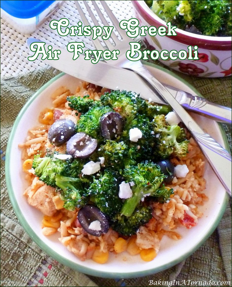 BakngInATornado's tweet photo. Crispy Greek Air Fryer Broccoli
inspired by classic Greek flavors
#Recipe –> https://t.co/i3OonaCIhd
PIN –> https://t.co/Vl5t3fIdhN
#easyrecipes #recipeoftheday #family #recipes #yummy #deicious #food #lunch #dinner #sidedish #vegetables #broccoli #crispy #cooking #airfryer https://t.co/3b8pOksozN