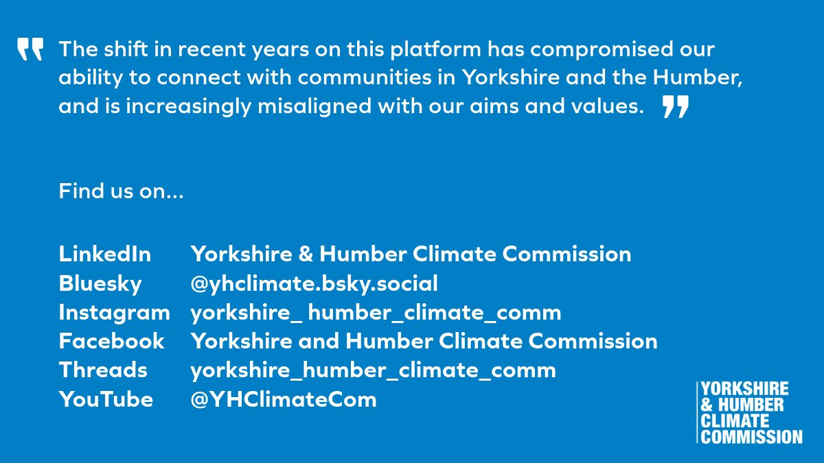 Yorkshire & Humber Climate Commission tweet media
