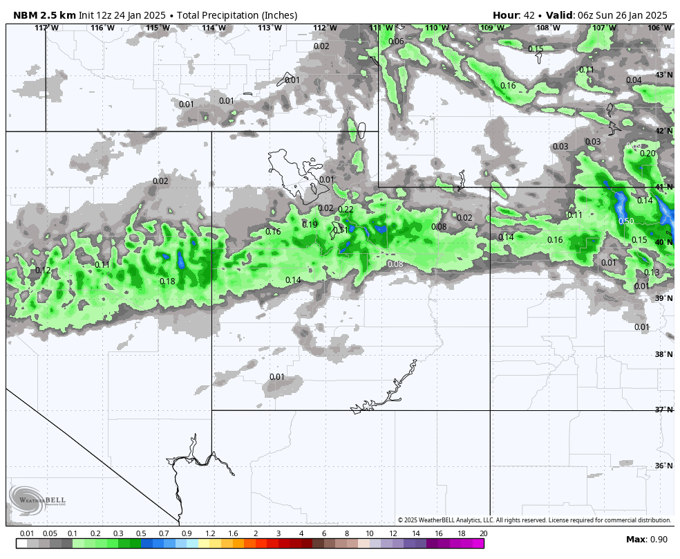 WasatchSnow's tweet image. Tonight, we play a game called "Where will the front stall?" It is a very fun game whose outcome will determine how deep the snow is tomorrow.