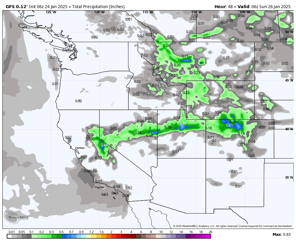 WasatchSnow's tweet image. Tonight, we play a game called "Where will the front stall?" It is a very fun game whose outcome will determine how deep the snow is tomorrow.