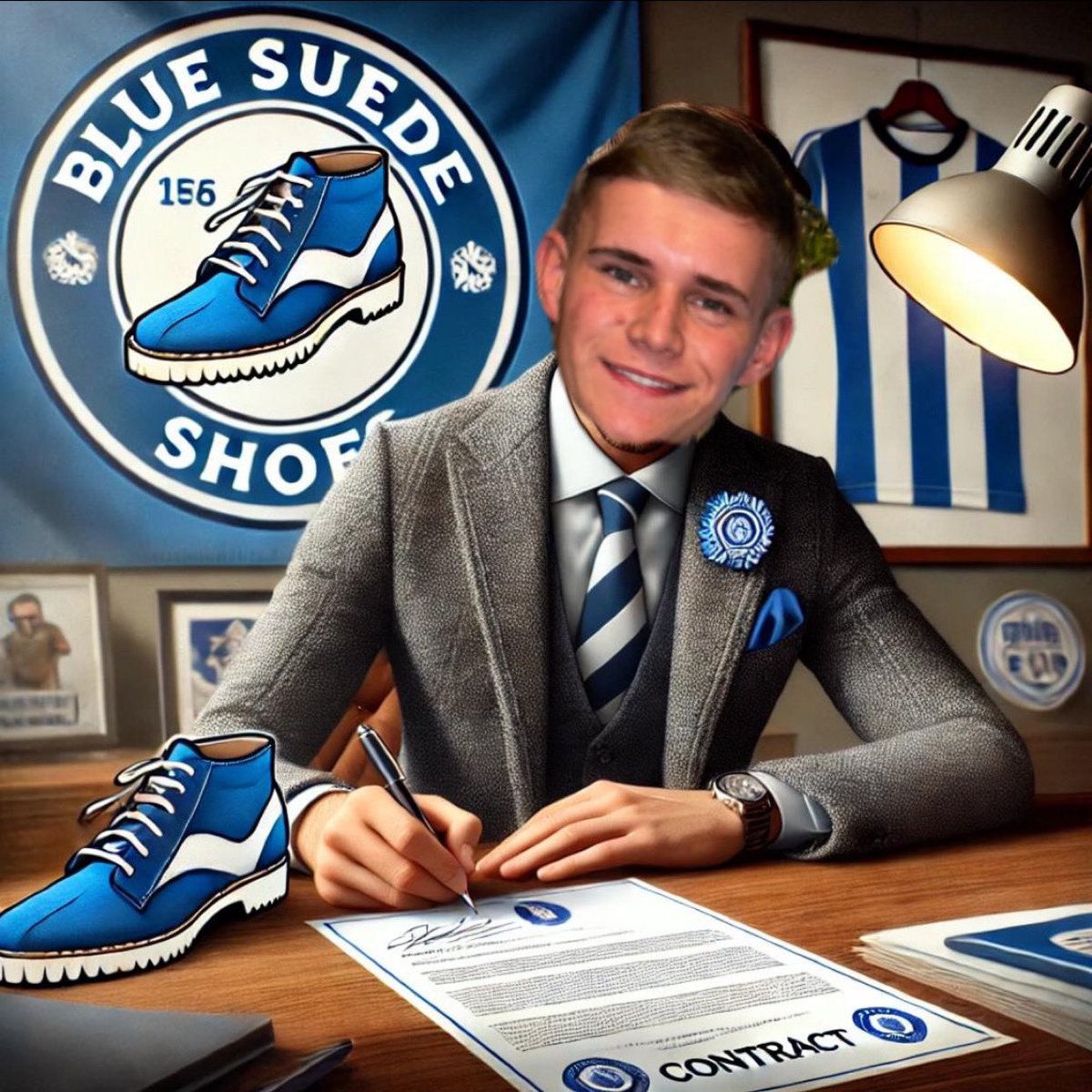 Blue Suede Shoes (@blueteampgde) on Twitter photo βπ» The Blue Suede Shoes are today delighted to announce the signing of <a href="/MrCochrane__PE/">Mr Cochrane</a> on a 6-month contract.
π΅ Mr Cochrane joins the blues as Influencer with a secondary role of creative director.
π Welcome to the Blue Suede Shoes
#StrathSportEd2025 βπ» The Blue Suede Shoes are today delighted to announce the signing of <a href="/MrCochrane__PE/">Mr Cochrane</a> on a 6-month contract.
π΅ Mr Cochrane joins the blues as Influencer with a secondary role of creative director.
π Welcome to the Blue Suede Shoes
#StrathSportEd2025