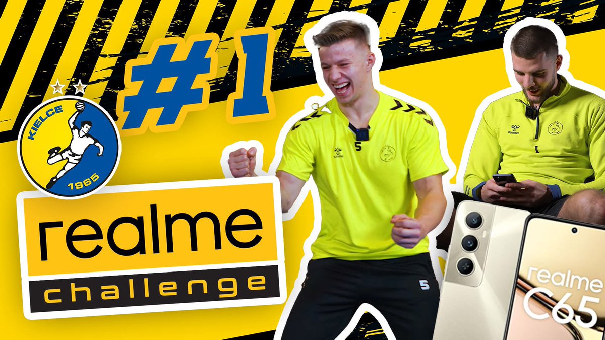 kielcehandball's tweet photo. 🎥 #telewizjaKLUBOWA
Zupełnie nowy format! #REALMEchallenge w którym rywalizować będą zawodnicy @kielcehandball o telefony od @realmepolska! 📱😎

Memory, find - przed Wami pierwszy odcinek! 👀

👉 https://t.co/88Ef8tBRuN

#gramyRAZEM #dawajDAWAJ https://t.co/YdRmxanDbo